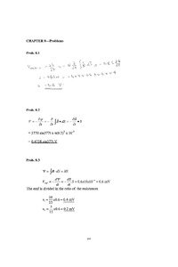 216 38 Solutions Numerical Problems Chapter 8 Maxwells Equations